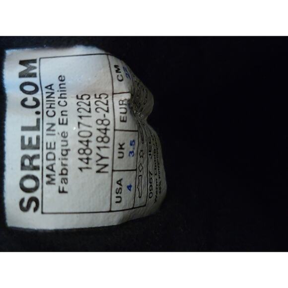 SOREL Kids Cheyanne Full Grain Boots - Sz: 4 womens 6 - Picture 7 of 7